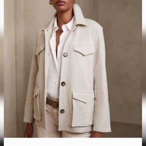 Banana Republic Twill Pocket Utility Jacket Size XS